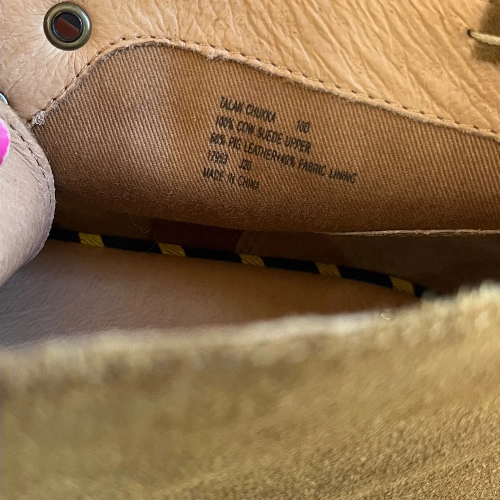 🤎 Polo Ralph Lauren Talan Tan Suede Leather Chukka Boots Size 10
